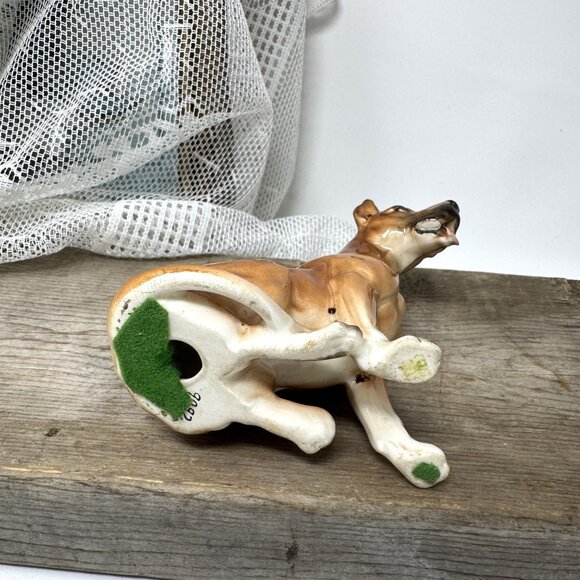 Vintage Shafford Hand-Painted Ceramic Great Dane Dog Figurine signed 9092 - Picture 6 of 7